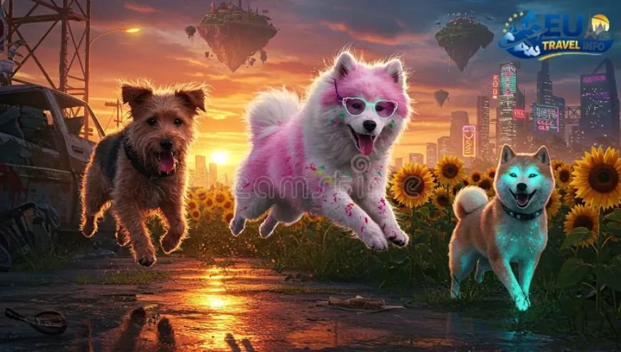 Getting Around the Floating City dog