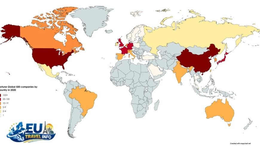 The Financial Map of Europe