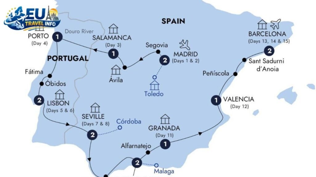 15 Days Spain and Portugal Itinerary