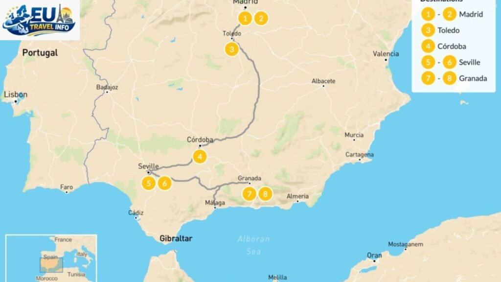 9 Day Spain Itinerary