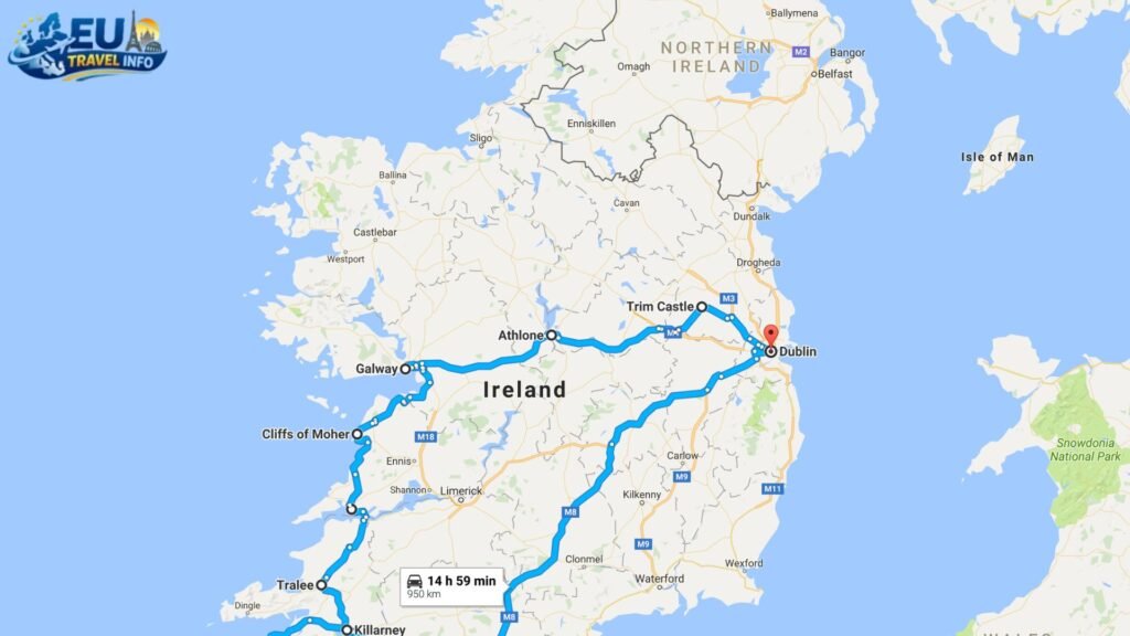 A Detailed 7 Day Southern Ireland Itinerary