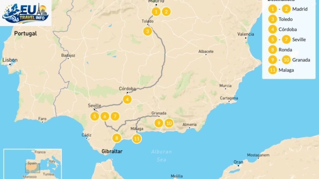 Andalucia Spain Itinerary