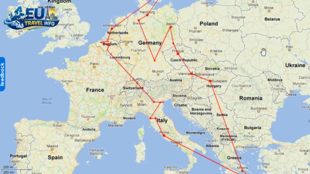 Backpacking Europe Itinerary