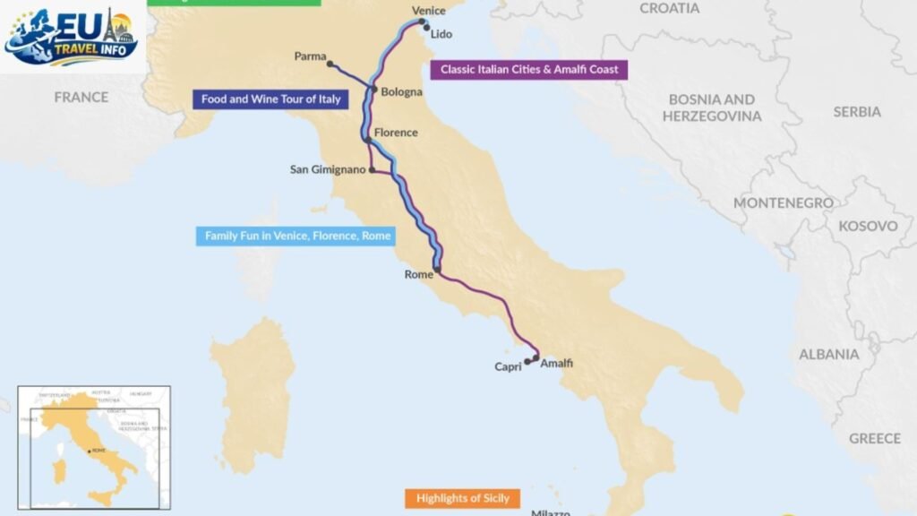 Best Italy Itinerary 10 Days The Classic Route