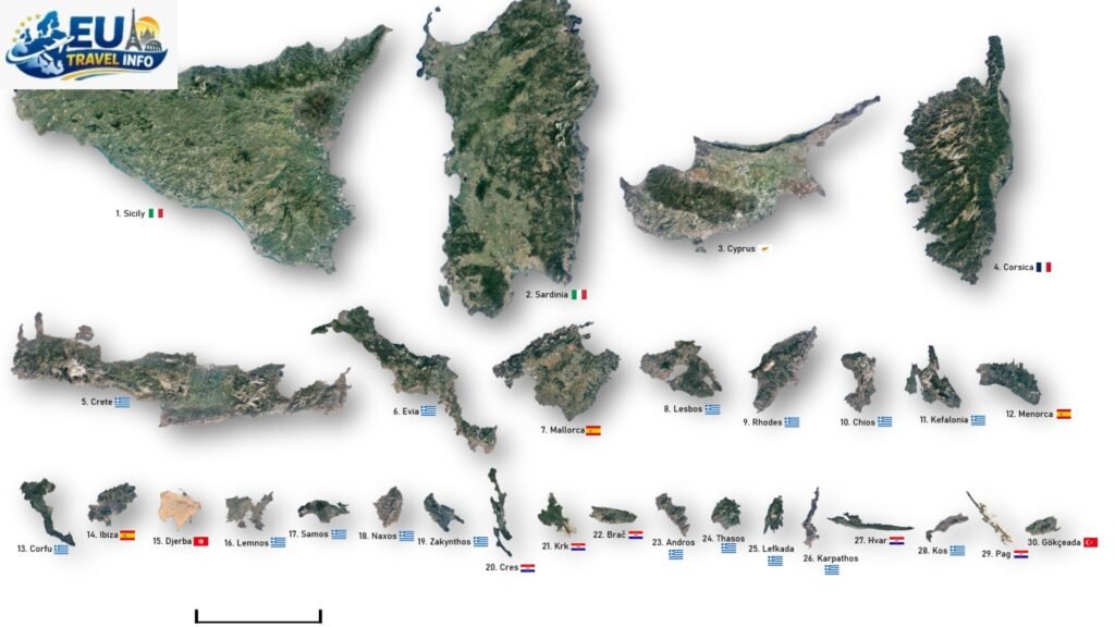 Comparing Sicily and Nearby Islands
