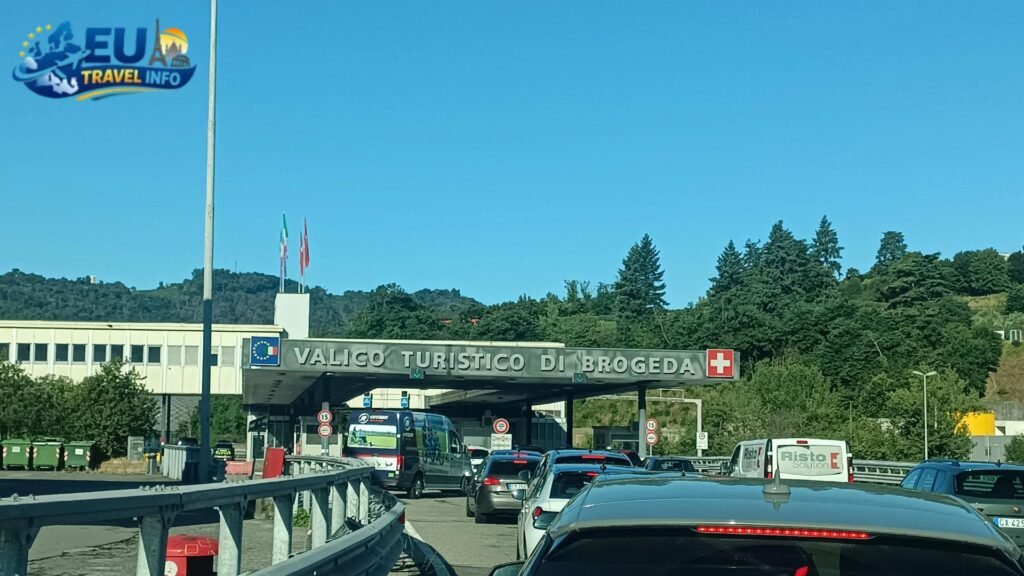 Crossing the Border Switzerland to Italy