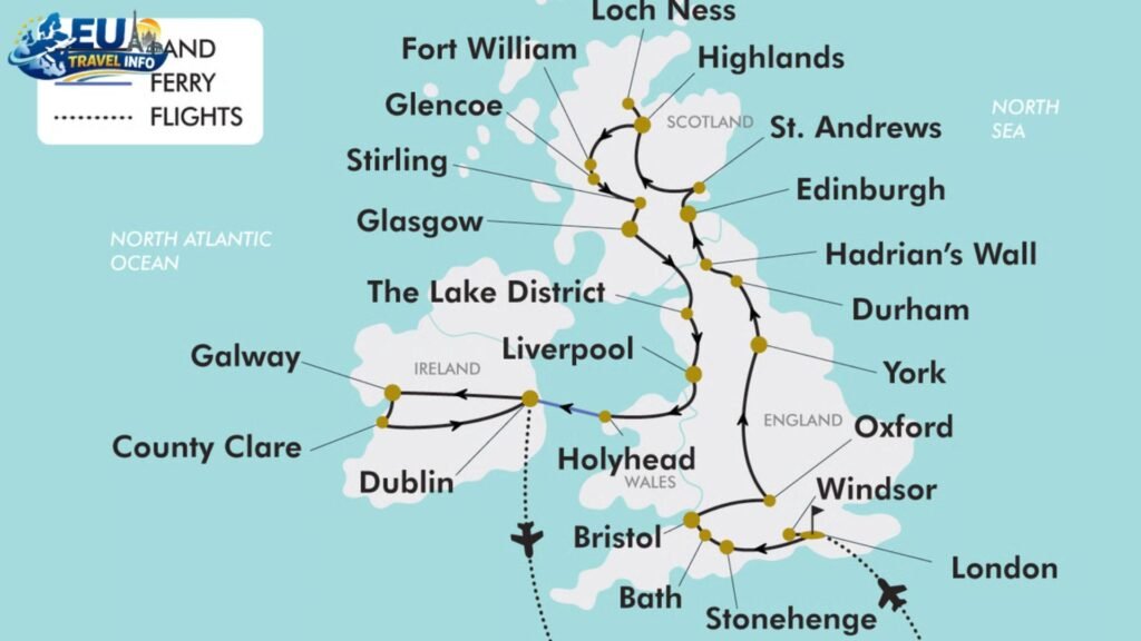 England Scotland Ireland Itinerary