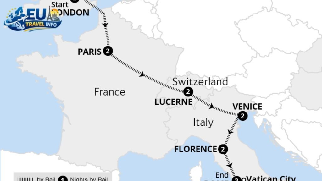Europe Itinerary Starting in London