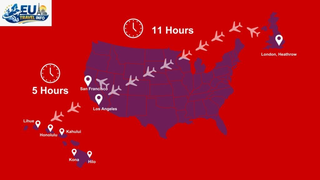 How Long Is A Flight From Hawaii To Europe