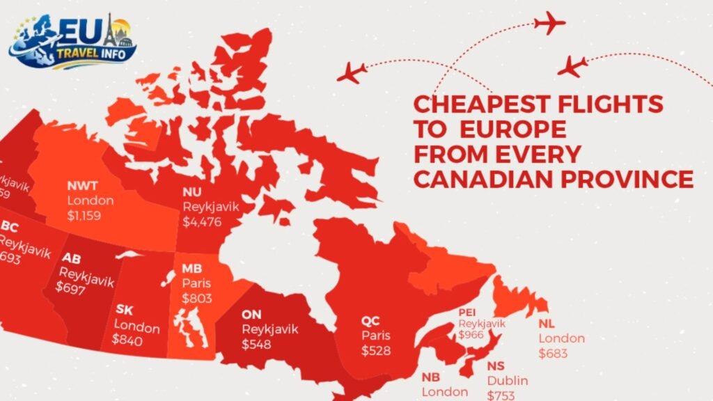 How to Find Cheap Flights to Europe from Canada
