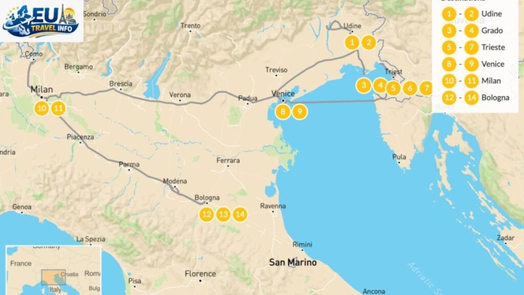 Italy Itinerary 14 Days from Milan