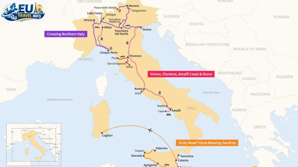 Italy Itinerary 3 Weeks