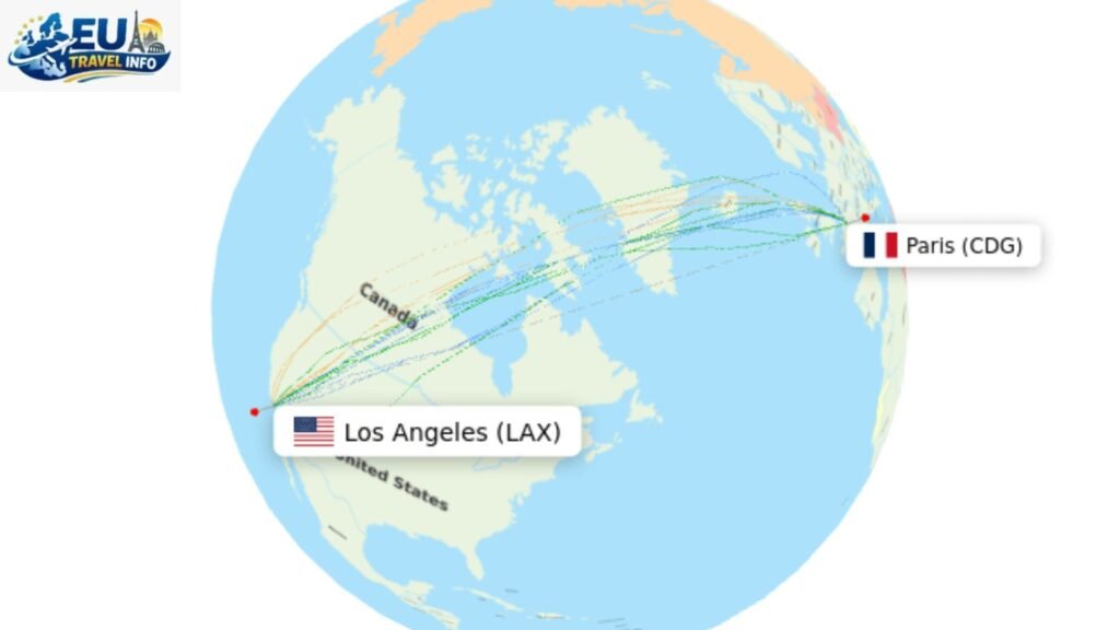 Lax To Paris Flight Time Non Stop