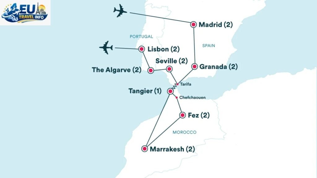 Morocco and Spain Itinerary