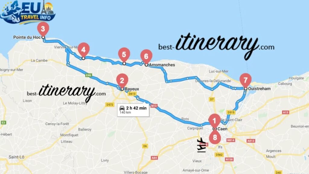 Normandy France Itinerary