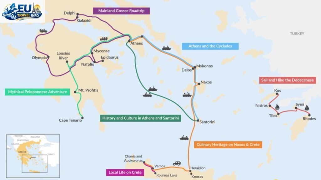 One Week Greece Itinerary