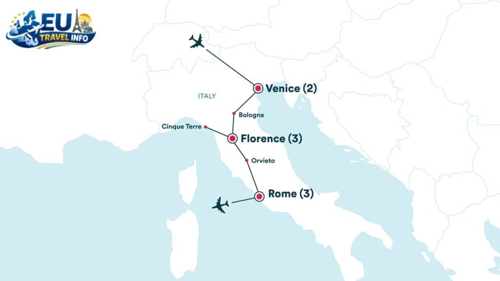 Paris Venice Florence Rome Itinerary