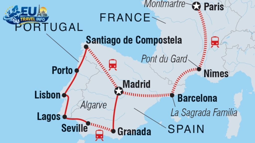 Portugal Spain France Italy Itinerary