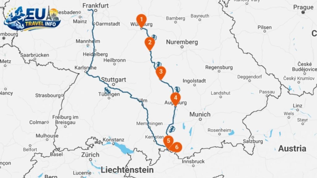 Romantic Road Germany Itinerary