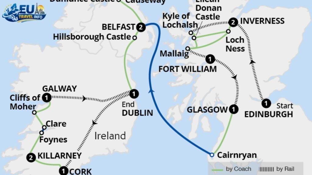 Scotland and Ireland Itinerary