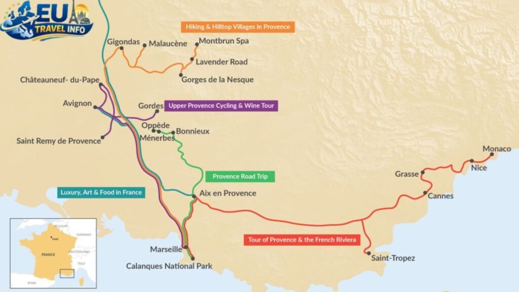 Southern France Itinerary 7 Days