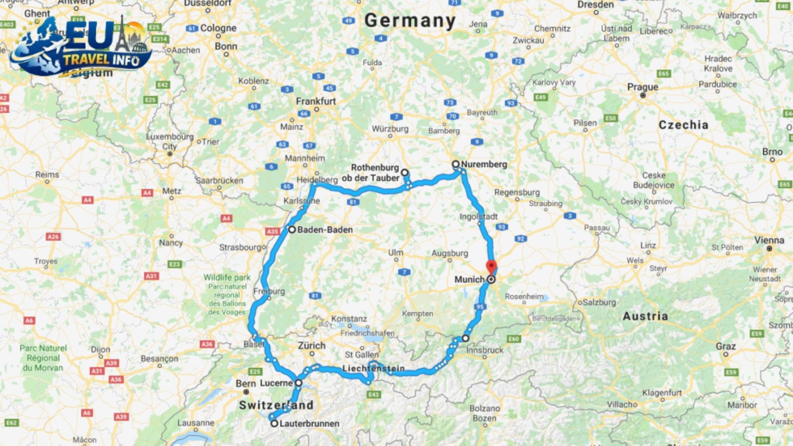 Southern Germany Austria Switzerland Itinerary Travel Guide 2026 Southern Germany Austria Switzerland Itinerary 