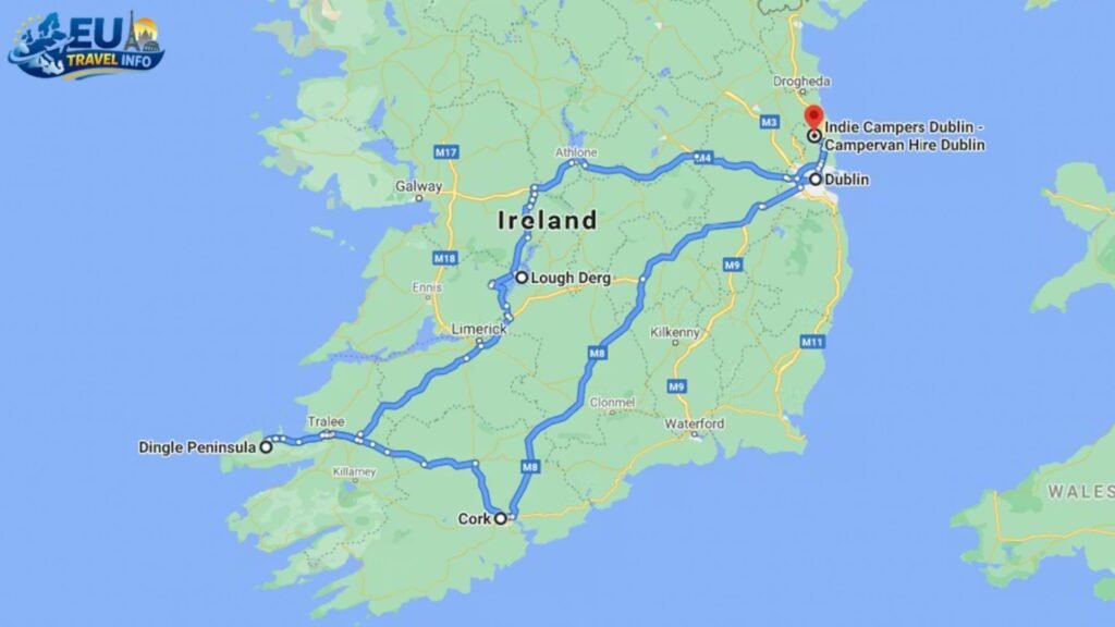Southern Ireland Itinerary