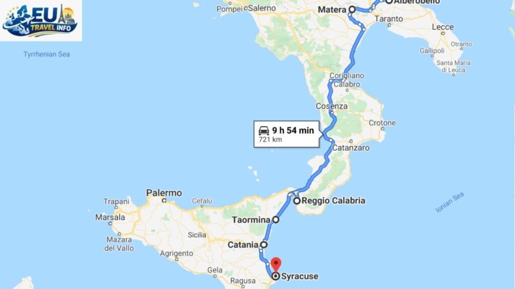Southern Italy Itinerary