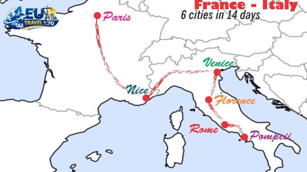Spain France Italy Itinerary 2 Weeks