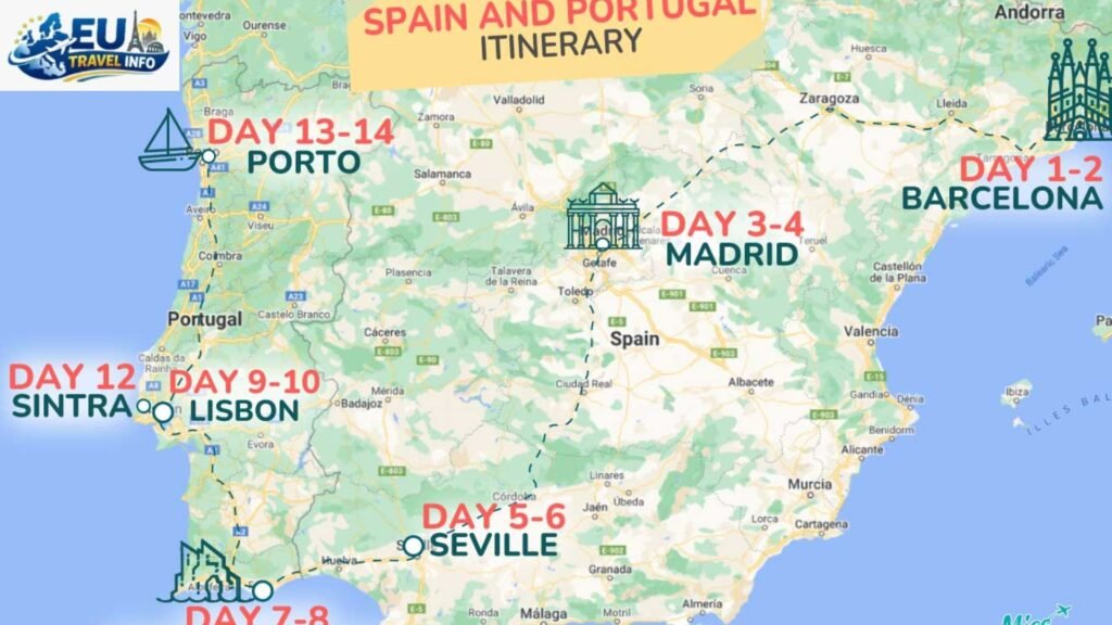 Spain and Portugal Itinerary 14 Days