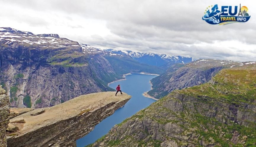 The Giant Leap at Trolltunga