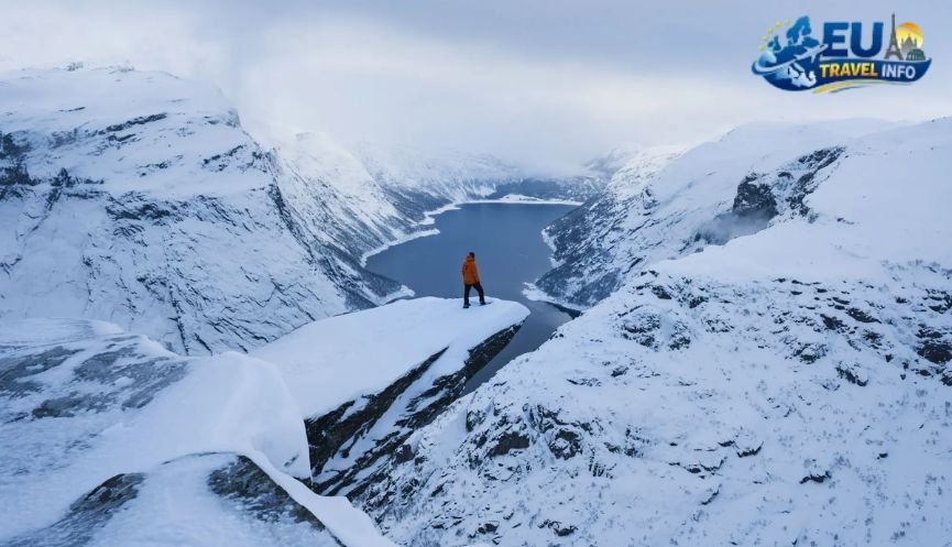 The High Cliffs and Blue Ice of Odda