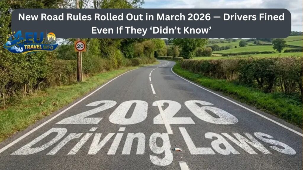 The New Rules of the Road in 2026
