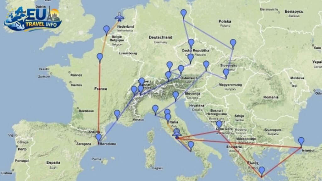 Three Weeks in Europe Itinerary