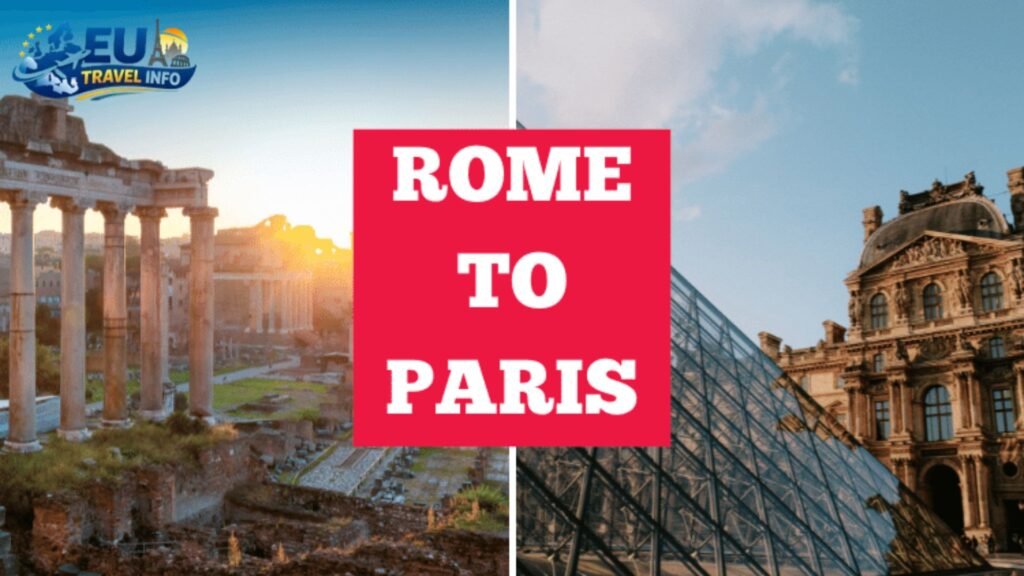 Traveling North Rome to Paris