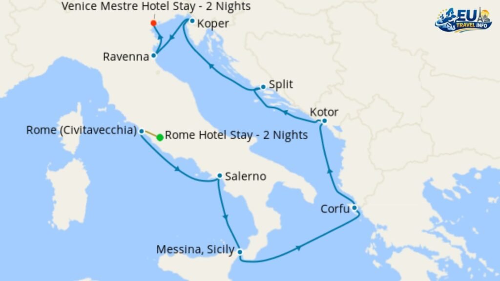 croatia italy greece itinerary