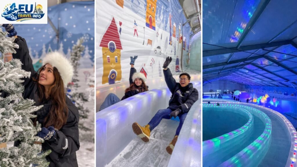 Winter Snow Sports and Christmas Magic