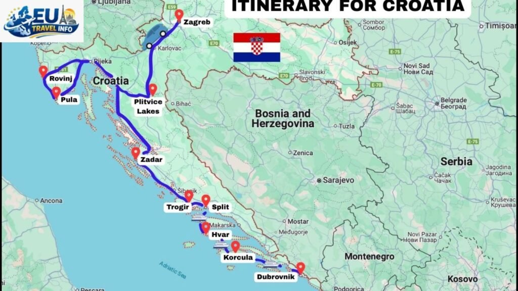 Your 8 Day Croatia Itinerary Travel Plan 2026