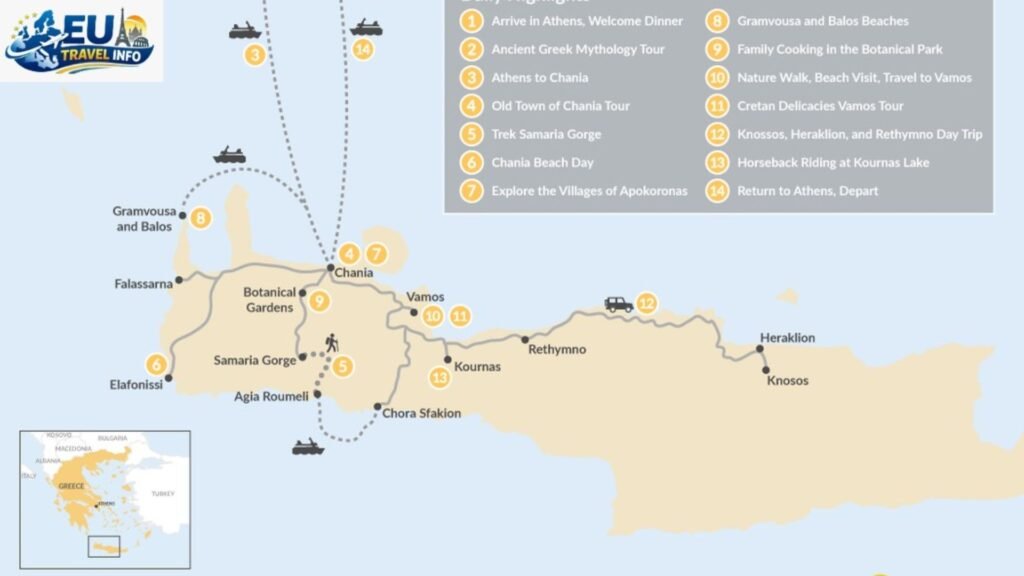 crete greece itinerary