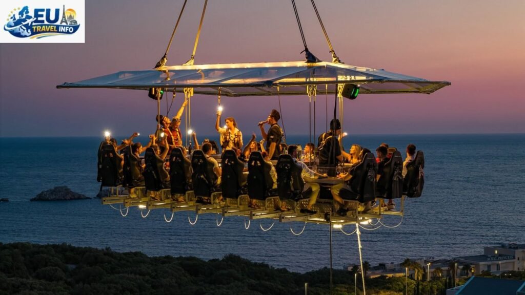 Food and Drink Dining in the Sky