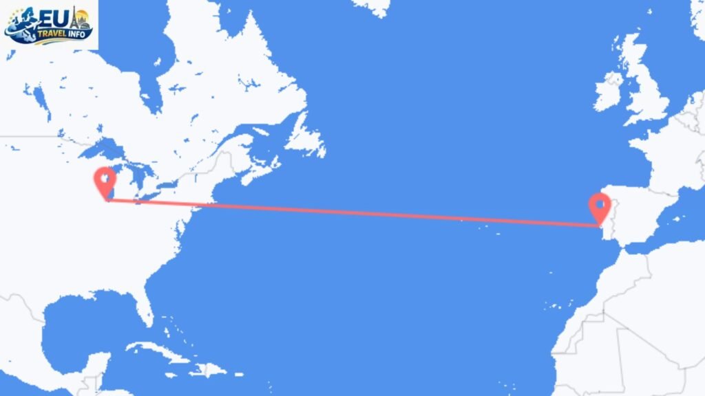 How Long Is A Flight To Europe From Chicago