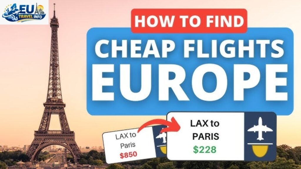 How to Search for Cheap Flights to Europe