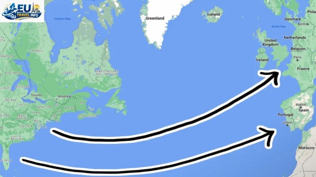 The Longest Transatlantic Routes