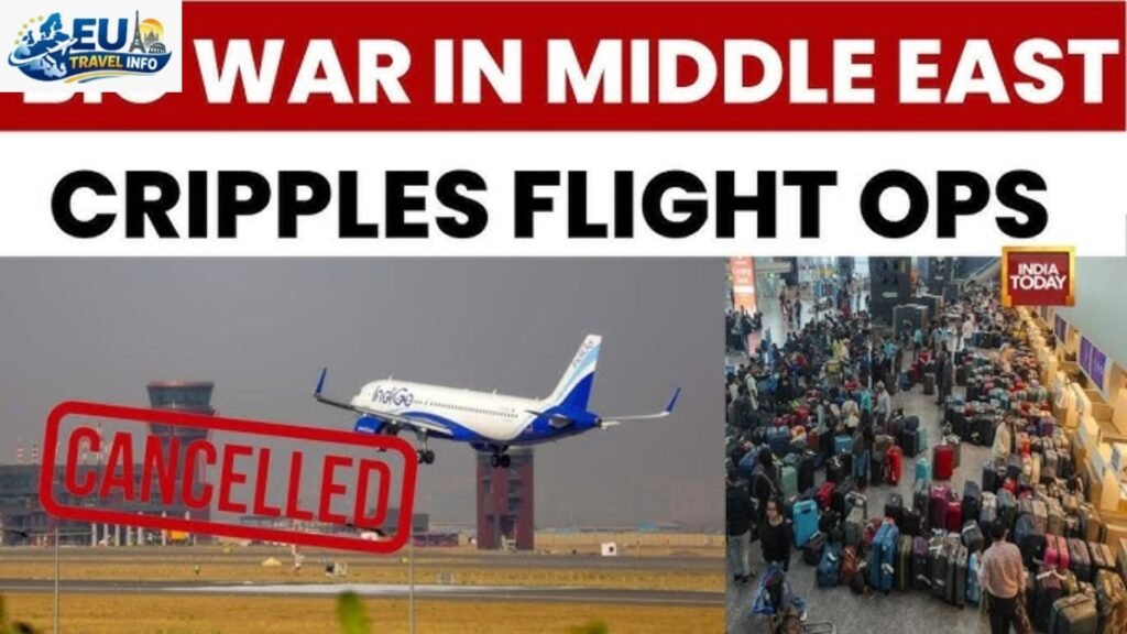 The Mid-East Conflict Why Are Flights To Europe Cancelled